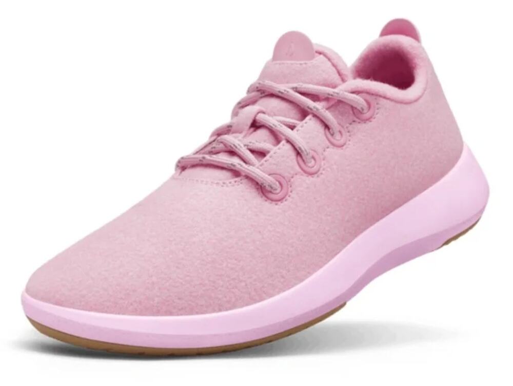 AllBirds Womens Wool Runner Mizzle Casual Sneakers US 6 Pink Water Repellent NIB